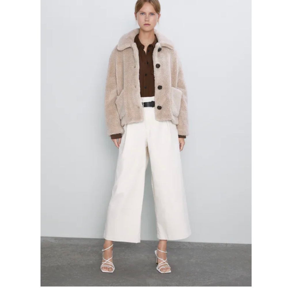 Zara teddy coat